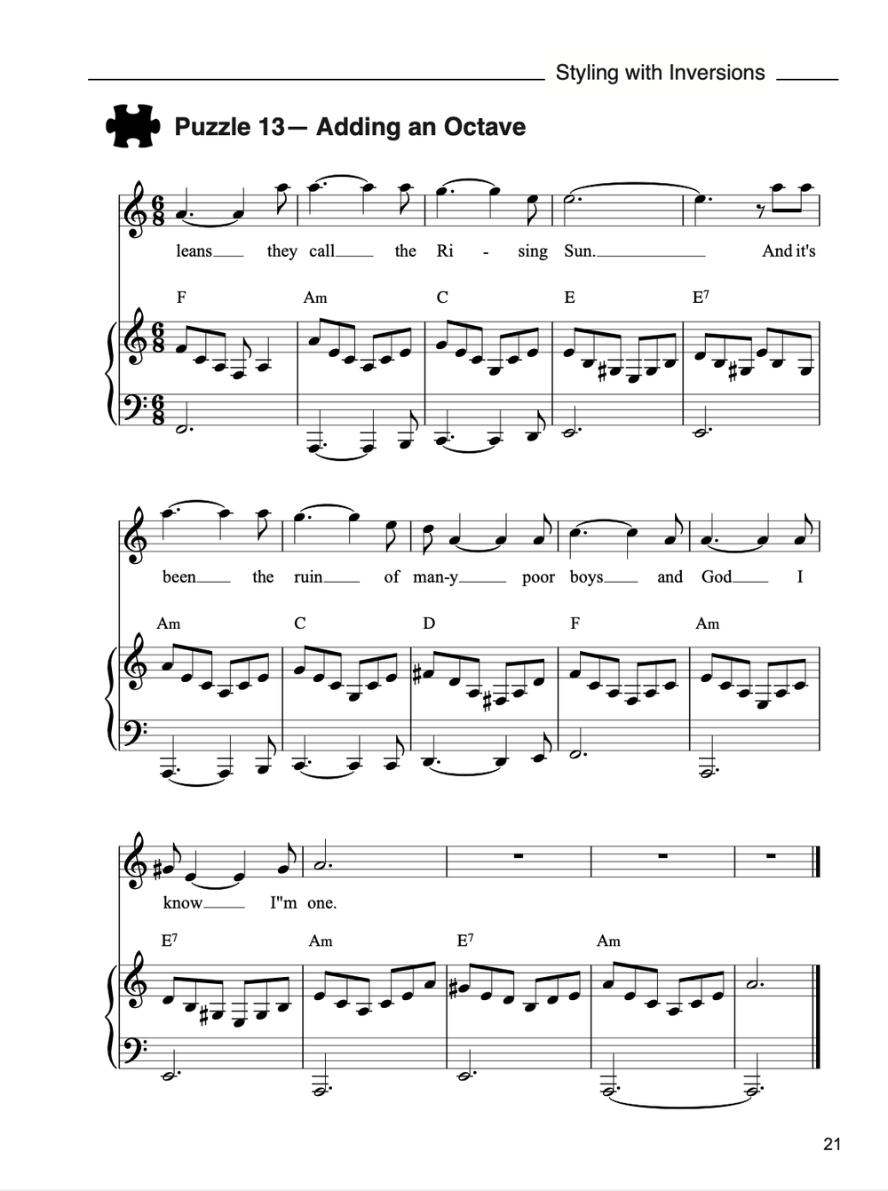 Forrest Kinney - Piano PDF - Puzzle Play 2B